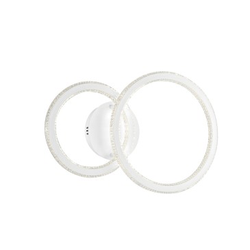 Weiße Bryant LED-Deckenleuchte, 45 W, 6000 lm, 3000 K, 65 x 15 x 45 cm
