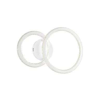 Weiße Bryant LED-Deckenleuchte, 45 W, 6000 lm, 3000 K, 65 x 15 x 45 cm