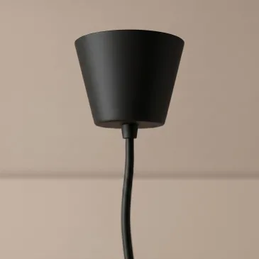Pendentif en plastique noir E27