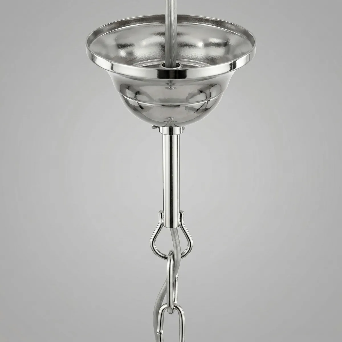 Sospensione Catena Metallo Nikel E27