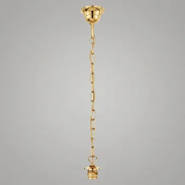 Sospensione Catena Metallo Oro E27