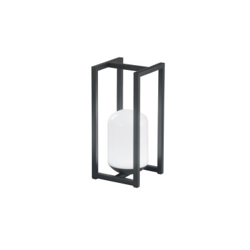 CLIMAX SCHWARZE, WIEDERAUFLADBARE LED-LAMPE 2W 140LM 4000K IP54 16X16X35,4CM