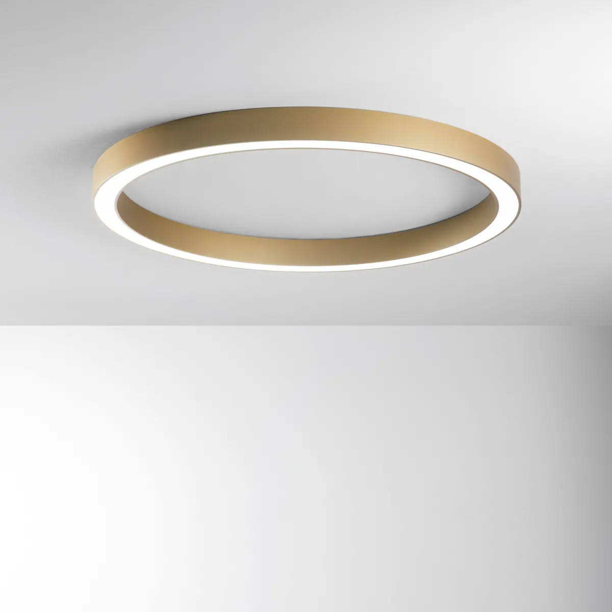 Plafonnier LED doré DEMOS 120 W 13 200 lm CCT 120 x 8,5 cm