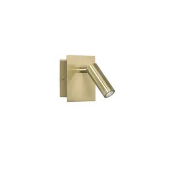 APPLIQUE LED DICKENS ORIENTABILE ORO 2,2W 220LM 3000K 11X11X9CM