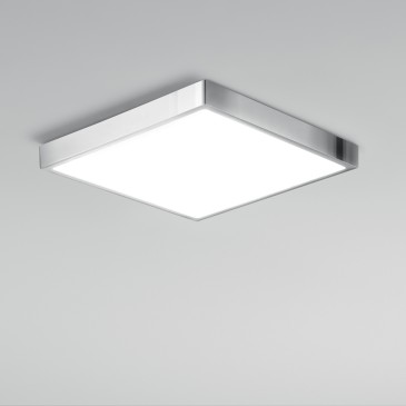 PLAFONIERA LED DOMO CROMO...
