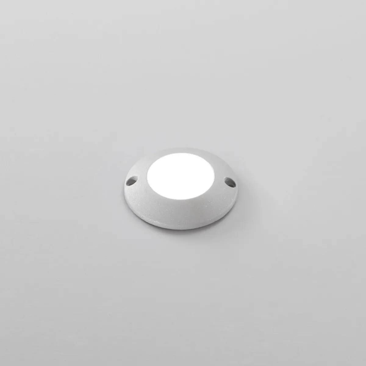 SEGNAPASSI CALPESTABILE LED ELMO SILVER 3W 360LM 3000K 7X7X1,5 IP54CM