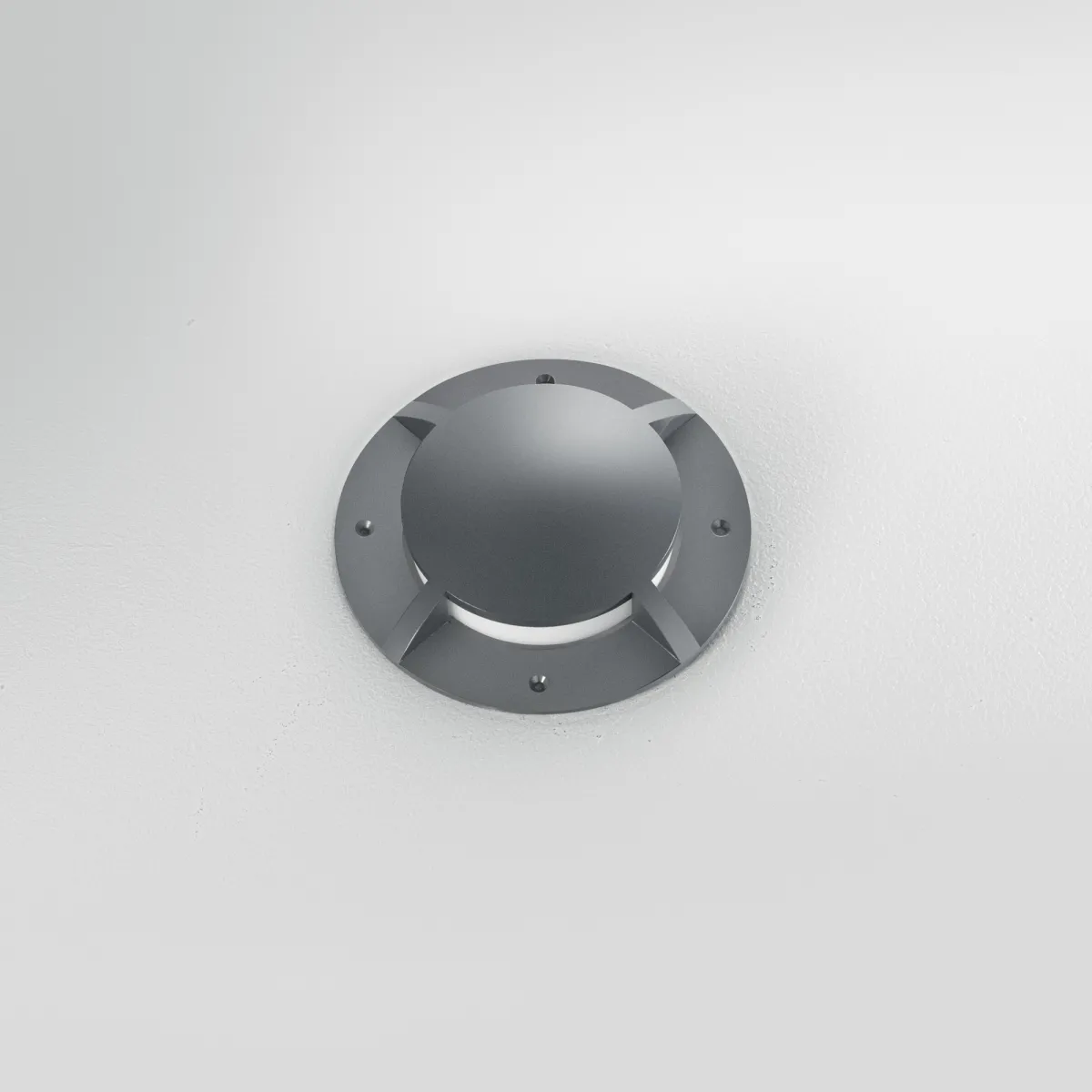 SEGNAPASSI CALPESTABILE LED GROUND ANTRACITE 16W 1960LM CCT 4 FASCI DI LUCE IP65 21X21X5,4CM