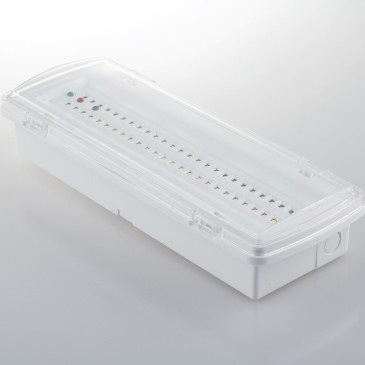 LED-Notleuchte, weiß, 4 W, 400 lm, 4000 K, Schutzart IP65, 3H-400LM, 27,05 x 10 x 5,4 cm