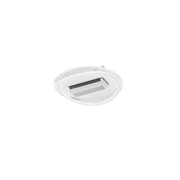 PLAFONIERA LED VENTILATORE HERON SENZA PALE BIANCO 48W 5280LM CCT 55X14,5CM