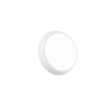 Plafonnier LED de secours blanc Hublot 18 W 1800 lm CCT IP65 32 x 7,2 cm