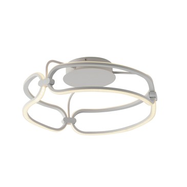 Weiße Infinity LED-Deckenleuchte, 33 W, 2970 lm, 4000 K, 44 x 44 x 17 cm