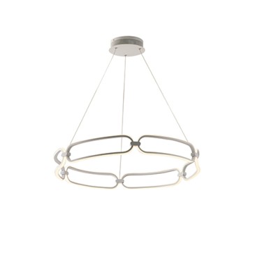 Suspension LED blanche infinie 61,5 W 5530 lm 4000 K 78 x 10 x 120 cm
