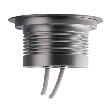 INCASSO CALPESTABILE LED IRIDE DC12/24V SILVER 18X1W RGB DIMM. IP67 14,5X7,3CM