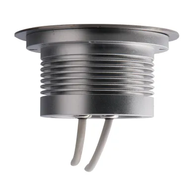 INCASSO CALPESTABILE LED IRIDE DC12/24V SILVER 18X1W RGB DIMM. IP67 14,5X7,3CM