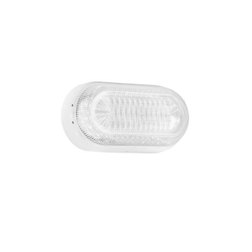 PLAFONIERA LED ISCHIA BIANCA 20W 2300LM CCT IP65 25,4X7CMX13,1CM