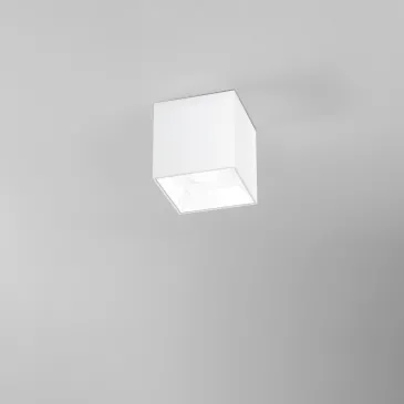 Plafonnier LED carré blanc...