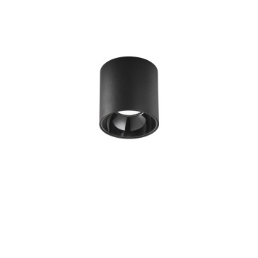 PLAFONIERA LED MIG NERA IN ACRILICO E ALLUMINIO 20W 2000LM 4000K ANTIABBAGLIAMENTO 11,4X11,4X11,5 CM