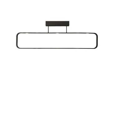 PLAFONIERA LED MOKA MARRONE 35W 2940LM 3000K 80X16X26CM