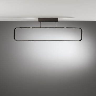 PLAFONIERA LED MOKA MARRONE...