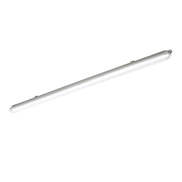 NAUTILUS SILBER WASSERDICHTE LED-DECKENLEUCHTE 55W 7500LM 4000K IP65 148X6.1X7.2CM
