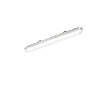 Plafonnier LED étanche NAUTILUS argenté 21 W 2900 lm 4000 K IP65 59 x 6,1 x 7,2 cm