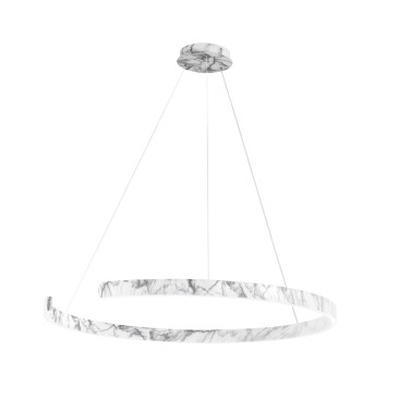 SOSPENSIONE LED NAVEL MARMO 50W 6600LM CCT 100X100X150CM