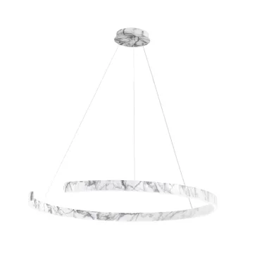Suspension LED pour nombril effet marbre 50W 6600LM CCT 100X100X150CM