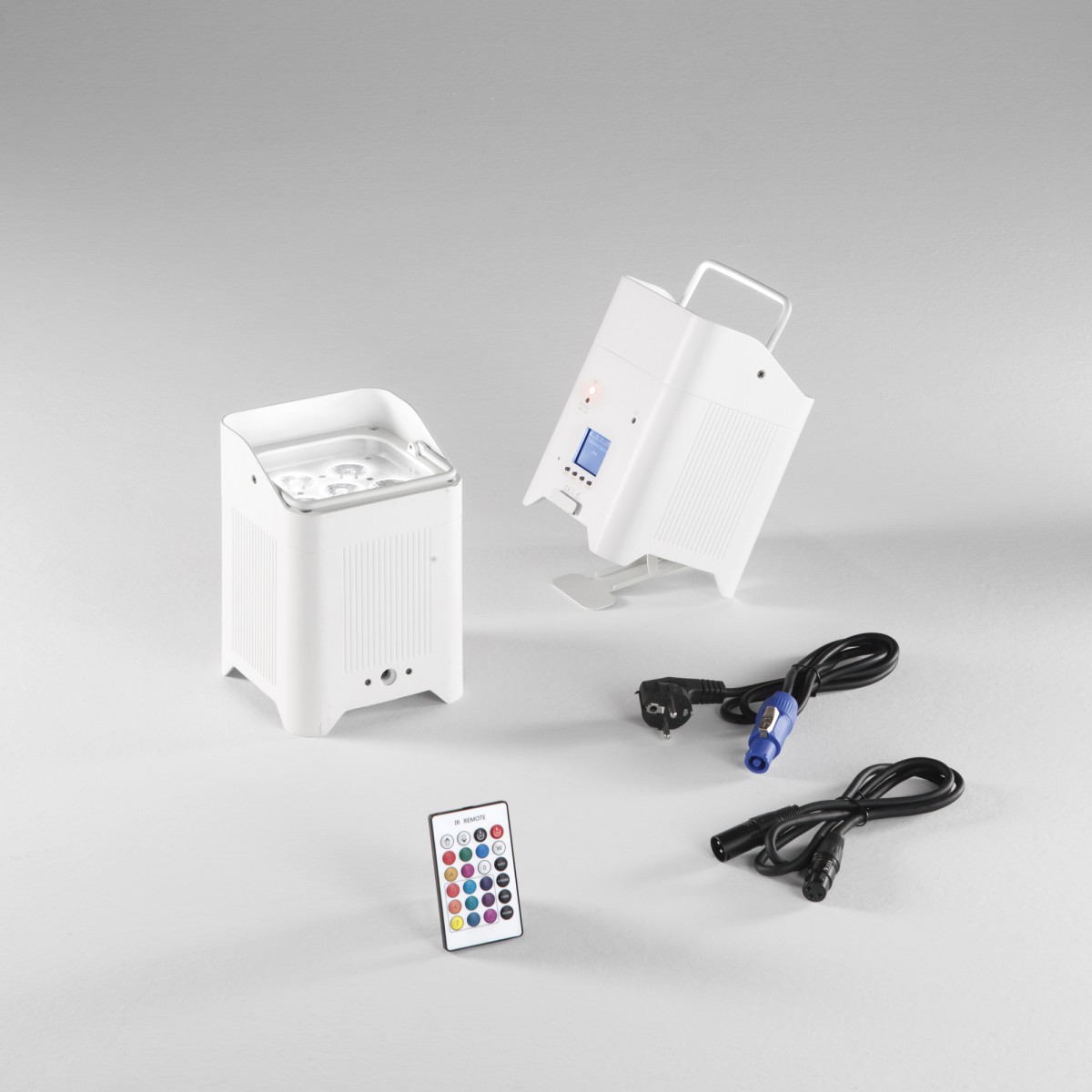 PROIETTORE LED SHOW RICARICABILE 6X18W RGBW+UV Wi-Fi IP22...