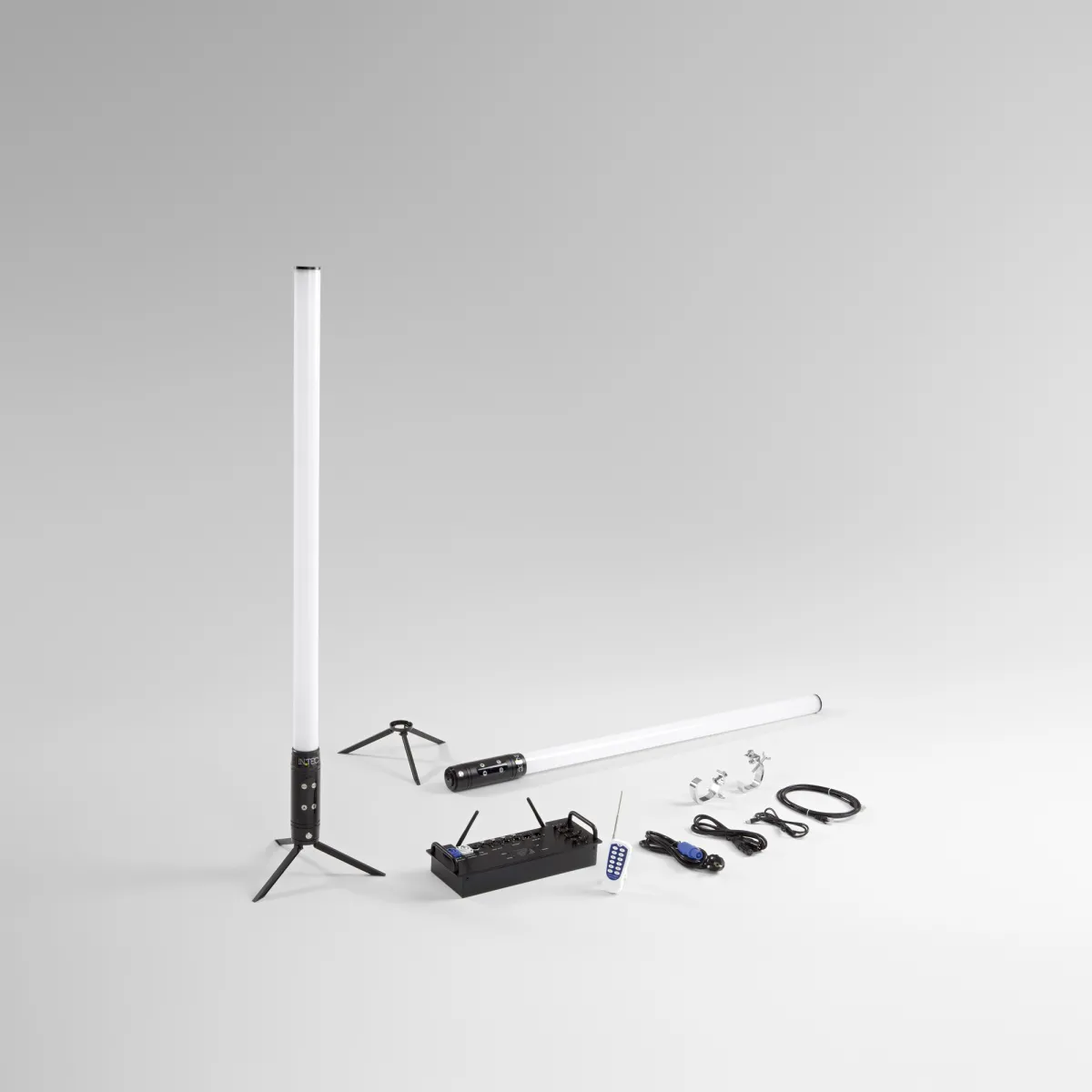 8-teiliges RGBW+UV Wi-Fi IP65 wiederaufladbares...