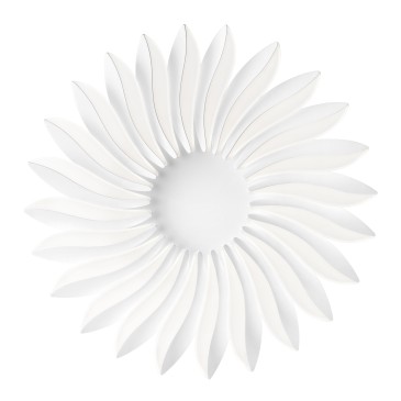 Plafonnier LED SUNRISE blanc 135 W 9200 lm 4000 K à intensité variable 71,5 x 71,5 x 8,5 cm
