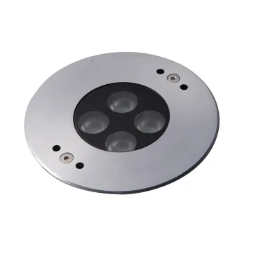 INCASSO CALPESTABILE LED TREVIS DC24V ACCIAIO 9W RGB IP68 11,6X5,9CM