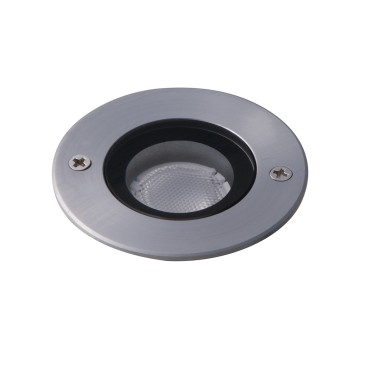 INCASSO CALPESTABILE LED TREVIS DC24V ACCIAIO 3W RGB IP68 6,2X9,6CM