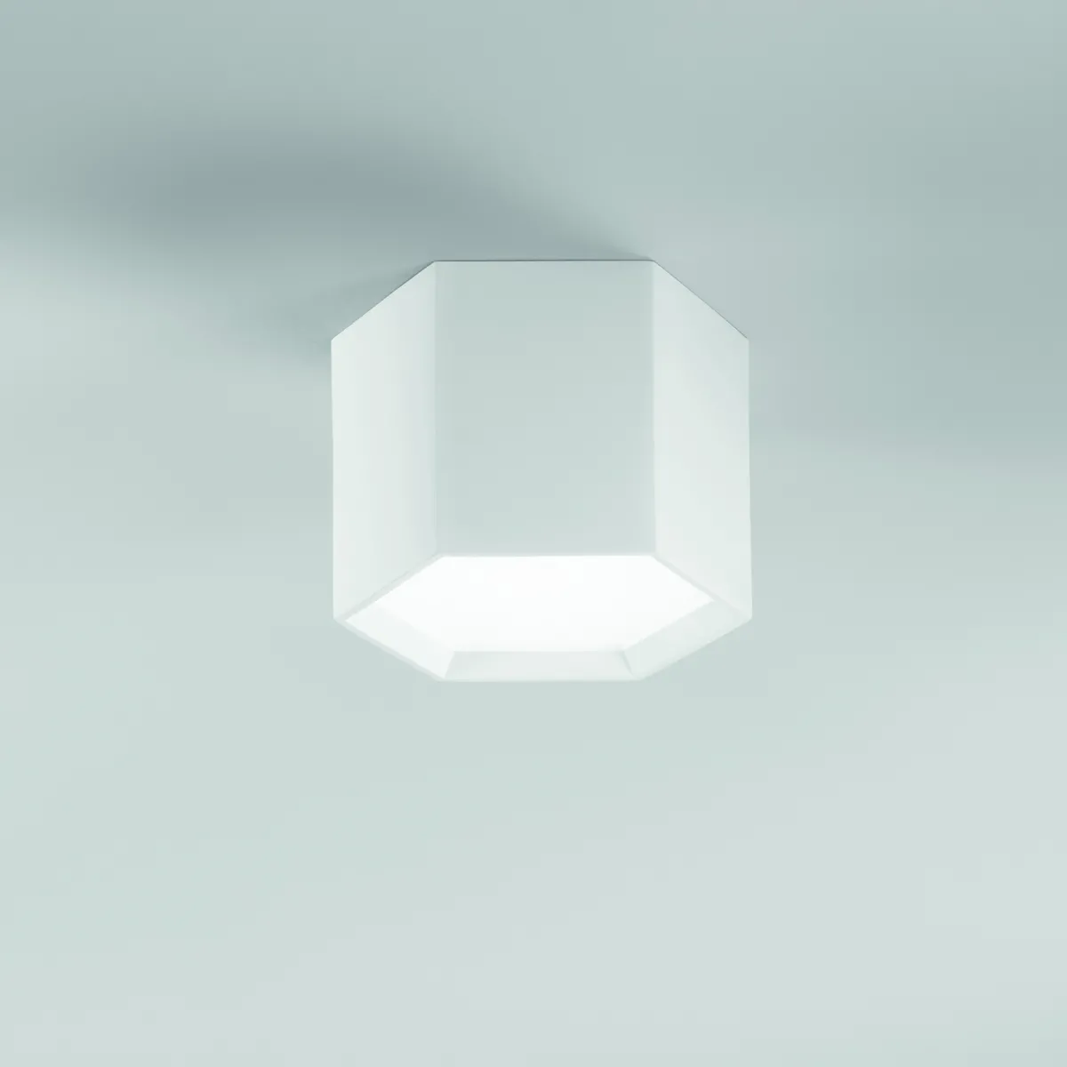 PLAFONIERA LED VORTEX BIANCA 12W 1310LM CCT 20X20X15CM