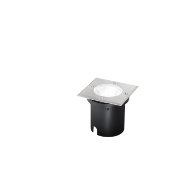 FARO A INCASSO CALPESTABILE LED WALK ACCIAIO QUADRATO 8W 930LM 3000K IP67 10X10X7,78CM