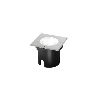FARO A INCASSO CALPESTABILE LED WALK ACCIAIO QUADRATO 12W 1400LM 3000K IP67 14X14X9,15CM