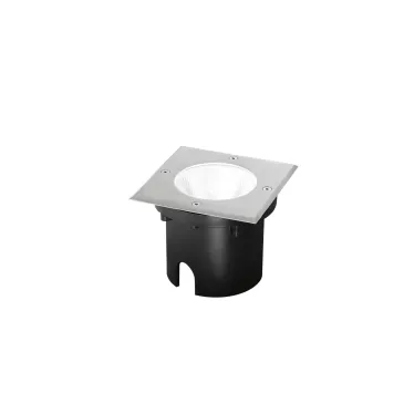 FARO A INCASSO CALPESTABILE LED WALK ACCIAIO QUADRATO 12W 1400LM 3000K IP67 14X14X9,15CM