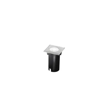 FARO A INCASSO CALPESTABILE LED WALK ACCIAIO QUADRATO 3W 345LM 3000K IP67 7X7X6,6CM