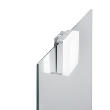 APPLIQUE LED DIVA CROMO QUADRATO 4W 460LM 3000K IP44 7,5X7,5X3,4CM