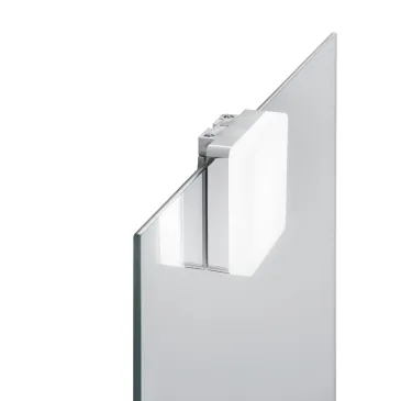 APPLIQUE LED DIVA CROMO QUADRATO 4W 460LM 3000K IP44 7,5X7,5X3,4CM