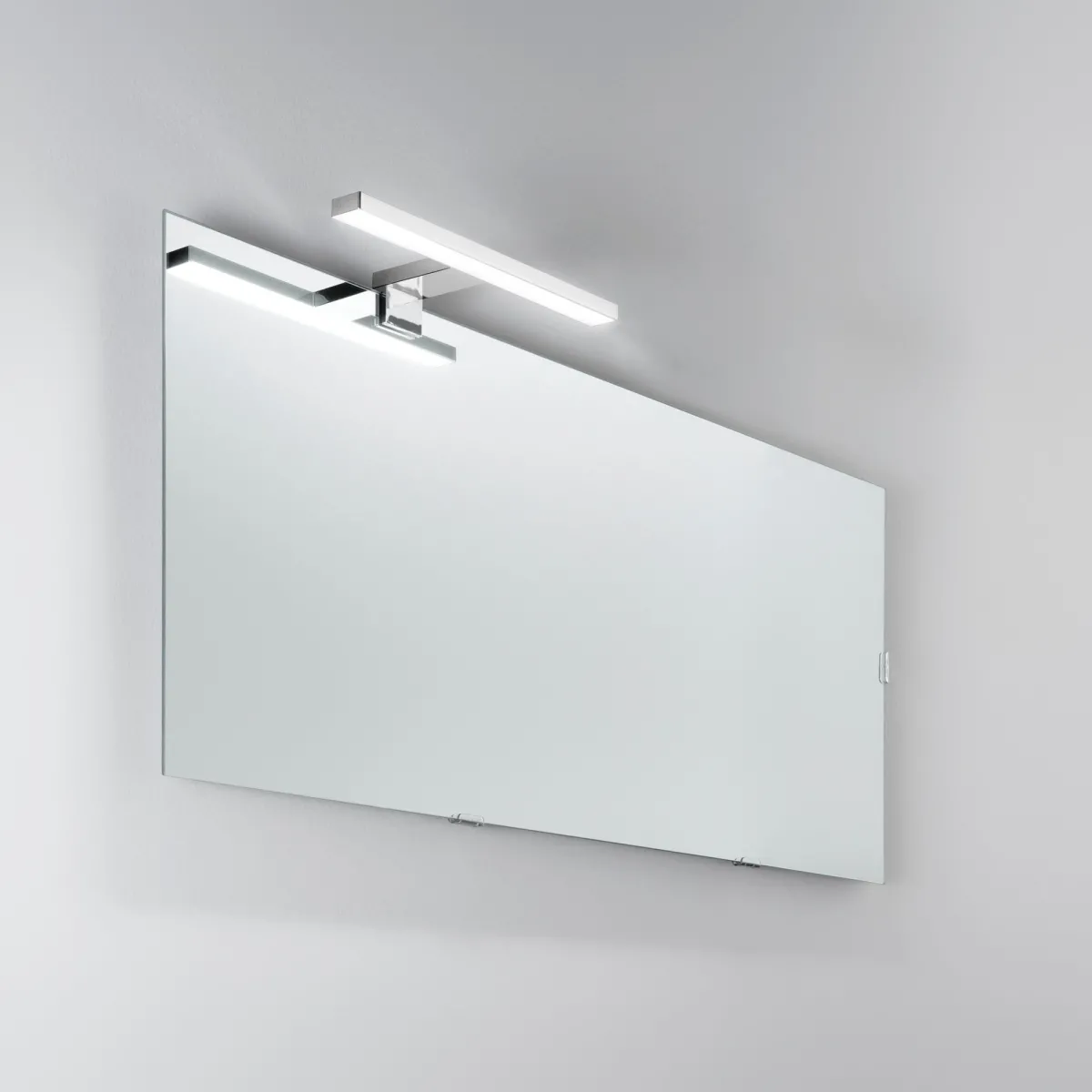 APPLIQUE LED SACS CROMO FISSAGGIO PARETE/SPECCHIO 4W 540LM 4000K IP44 30X10,3X4,6CM