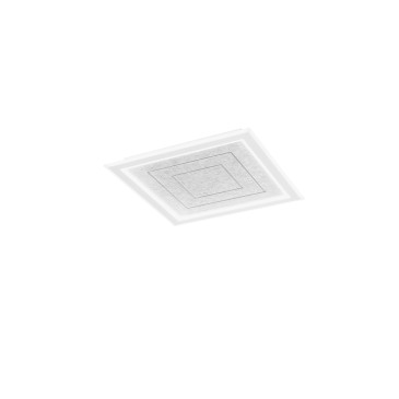 AUX graue quadratische PMMA-Deckenleuchte 40W CCT 3000/4000/6500K 60X5.5CM