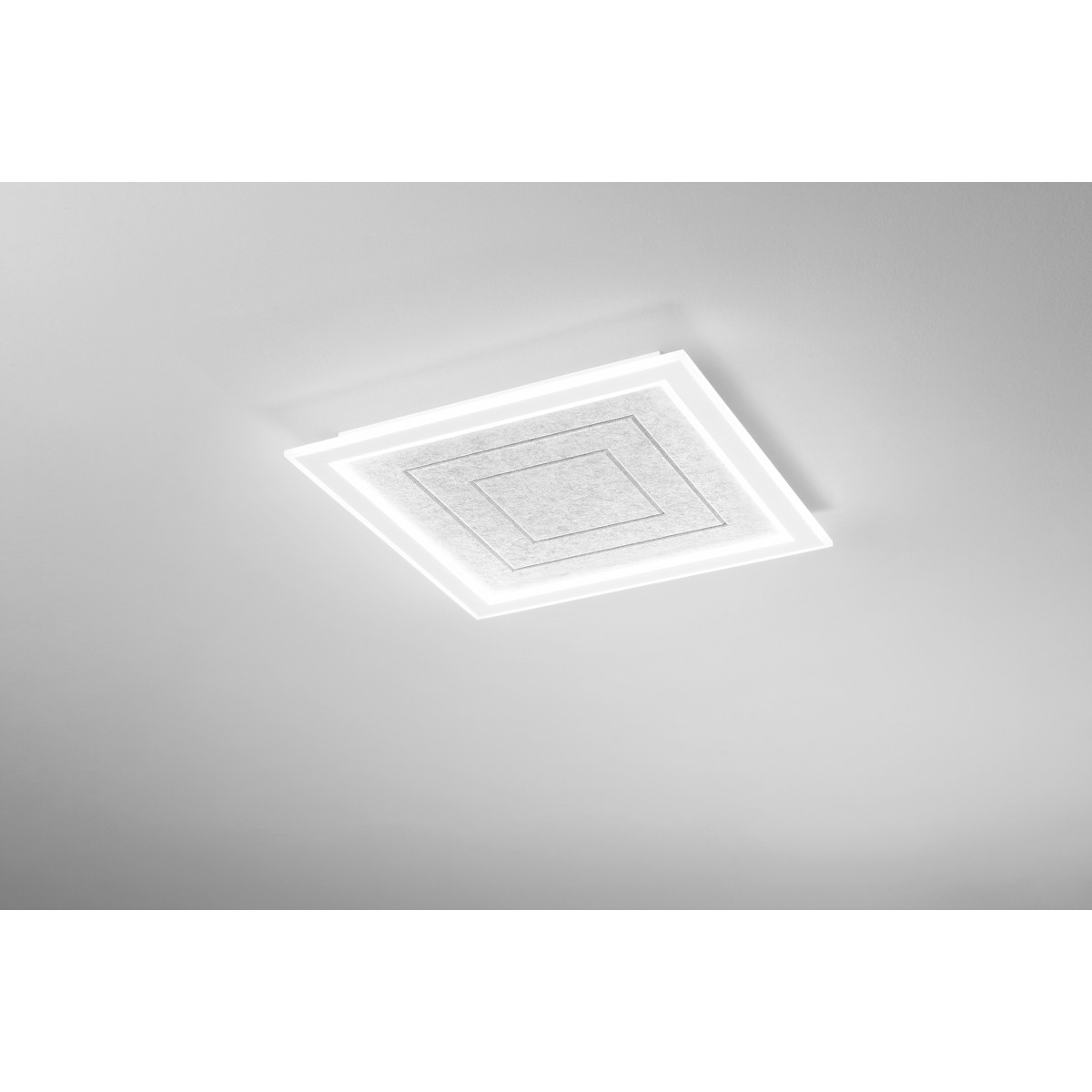 AUX graue quadratische PMMA-Deckenleuchte 40W CCT...