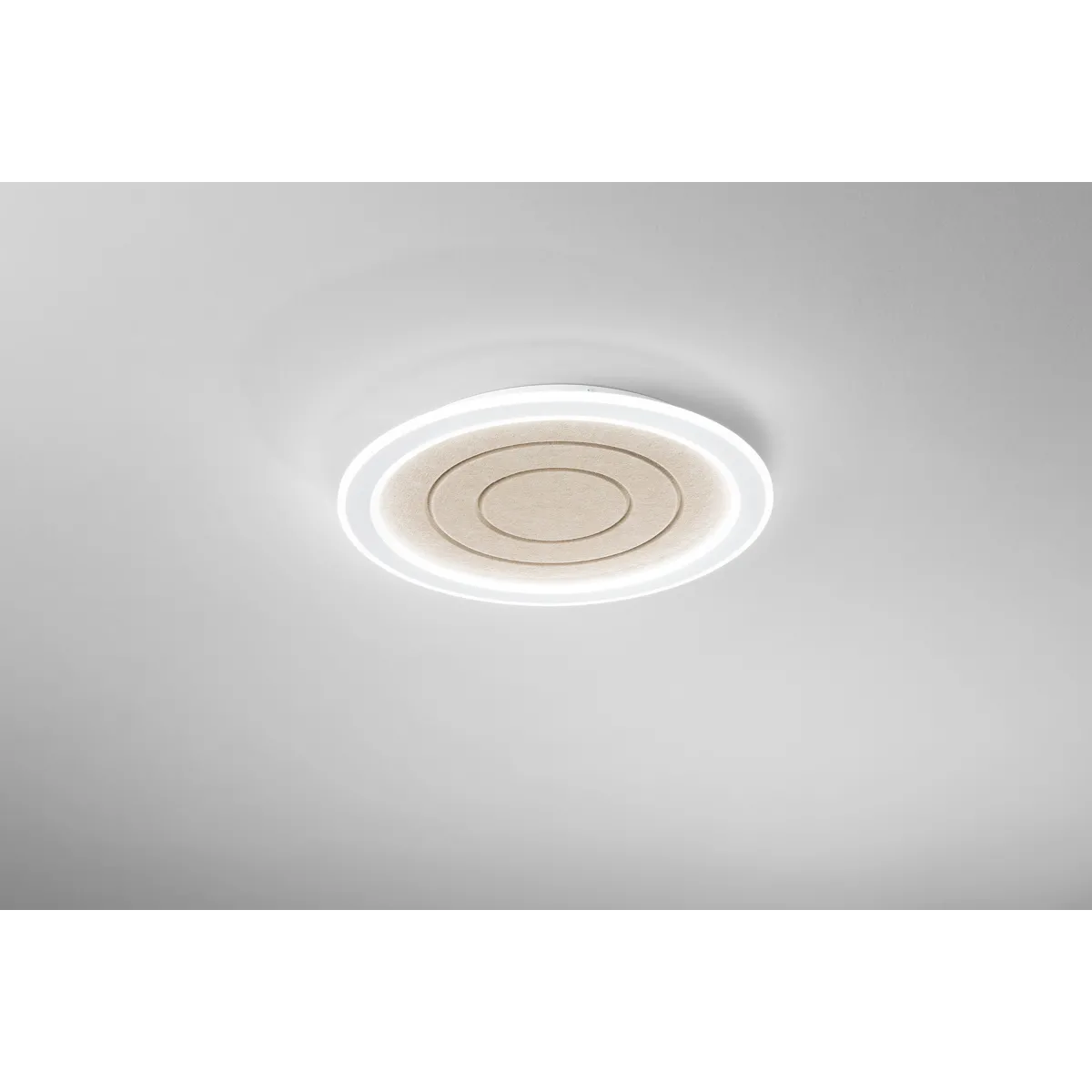 AUX BEIGE RUNDE DECKENLEUCHTE AUS PMMA 40W CCT...