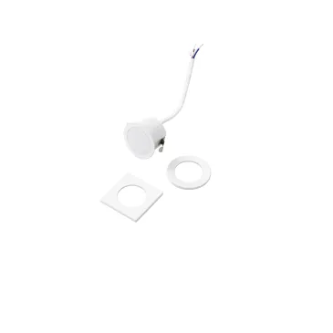 INCASSO LED DAMA BIANCO 3W 340LM 3000K GHIERA QUADRATA E TONDA 4,4X4,4X2,8CM