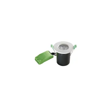 INCASSO DUPLEX BIANCO IN METALLO IP65 1XGU10 Ф85X104MM CUT OUT Ф65-75MM