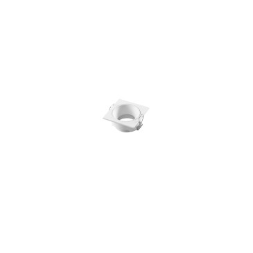 INCASSO ELEVEN BIANCO QUADRATO IN ALLUMINIO IP20 55X55MM