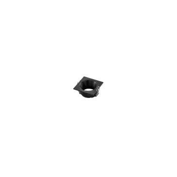 INCASSO ELEVEN NERO QUADRATO IN ALLUMINIO IP20 55X55MM