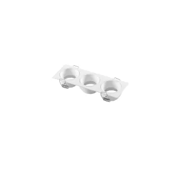 INCASSO ELEVEN BIANCO IN ALLUMINIO 3 PUNTI LUCE IP20 162X55X25MM