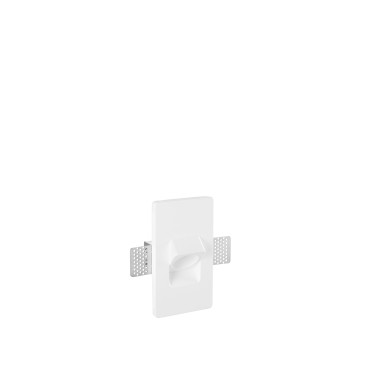 INCASSO ESTRO QUADRATO IN GESSO 1XMINI GU10 160X90X67MM