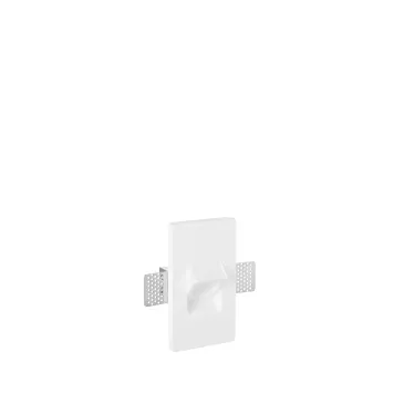 INCASSO ESTRO QUADRATO IN GESSO 1XMINI GU10 160X90X67MM